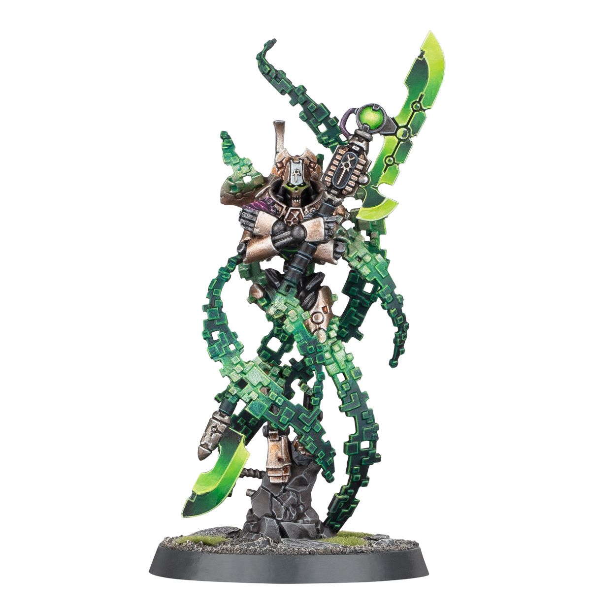 Warhammer 40,000 : Necrons - Overlord with Translocation Shroud